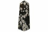 Bargain, Polished Snowflake Stone Obelisk - Pakistan #237794-1